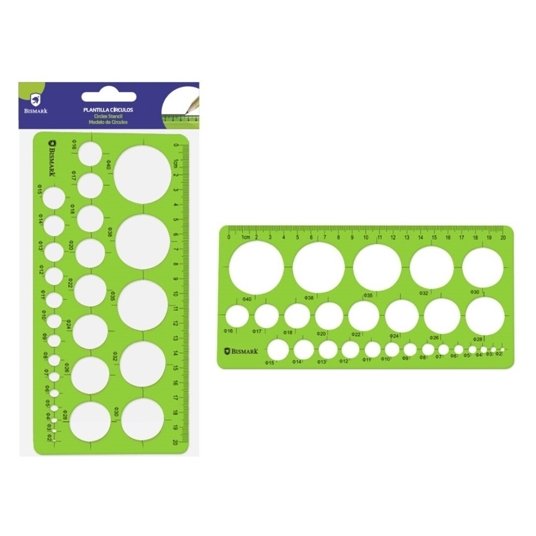 Ruler Template Bismark Circle Stencil Template 333090