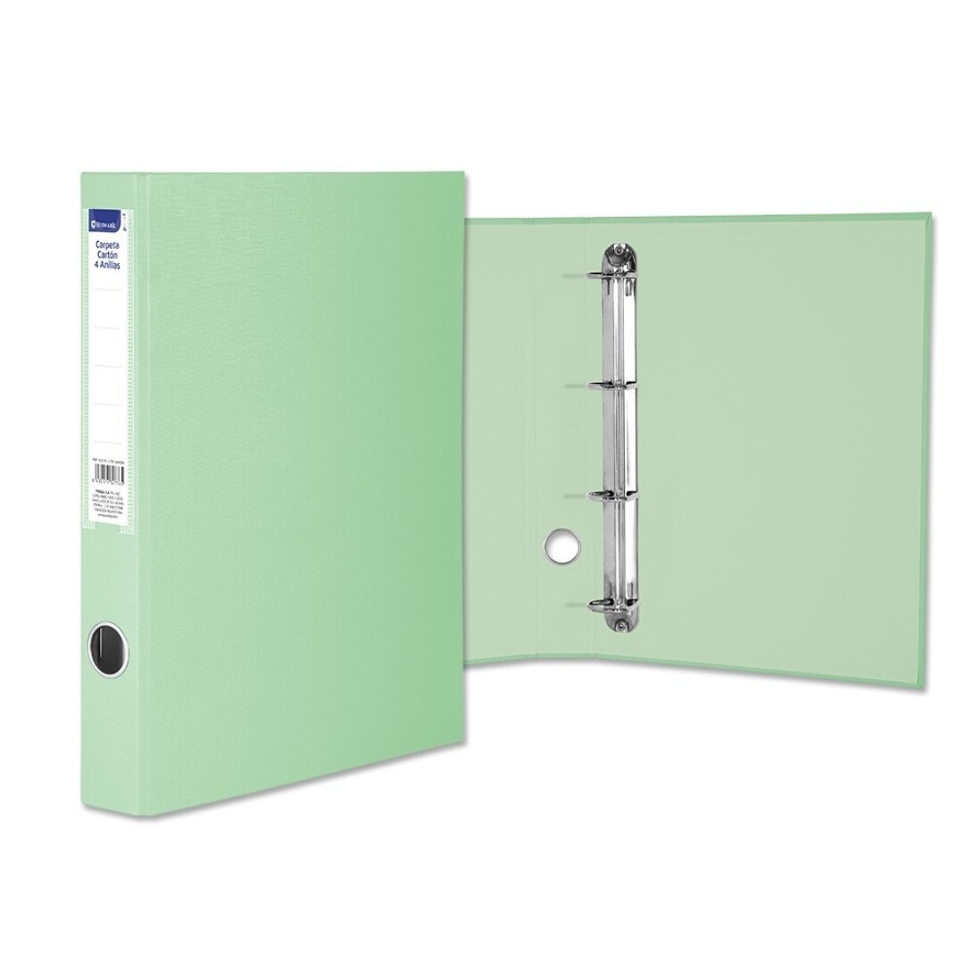 Ring Binder Bismark A4 4 Rings 25Mm Pastel Green 332776