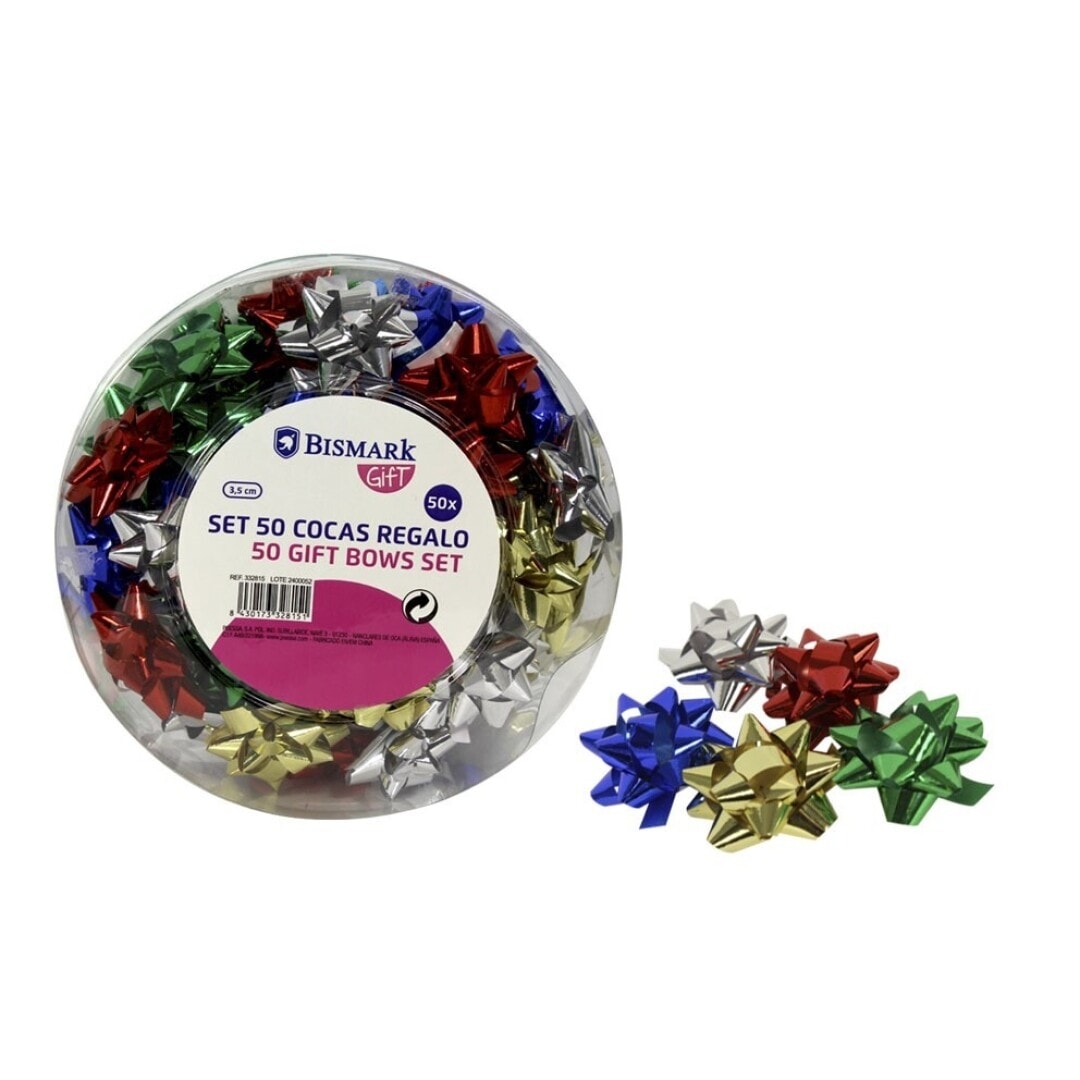 Ribbon Bismark Plastic Bow 2.5 Cm 50/Pack 332815