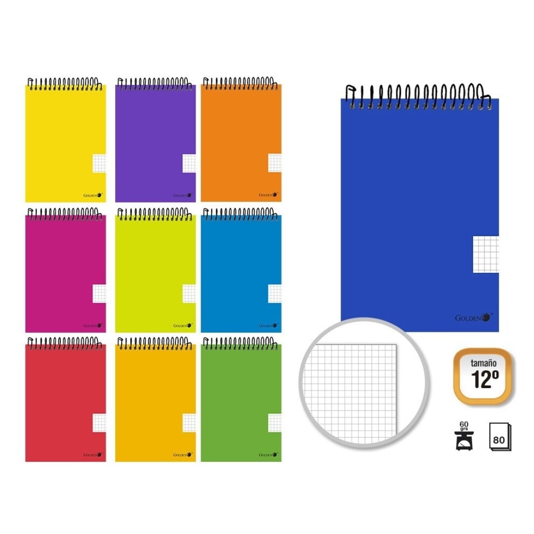 Notebook Bismark Pp Top Spiral A6 80Sh 328534