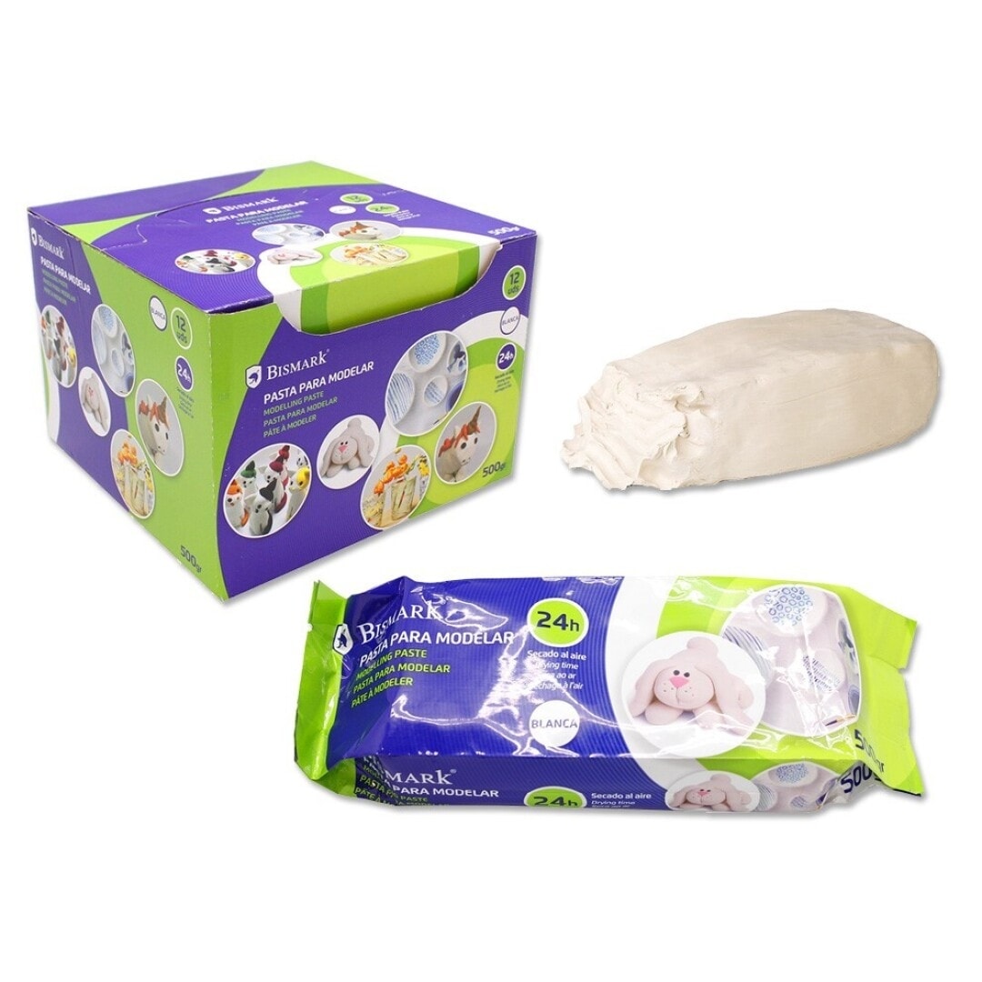 Modelling Clay Bismark Air Hardening Clay 500Gr White 326820