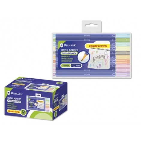 Marker Bismark 1.0Mm 10/Pack Pastel 328391