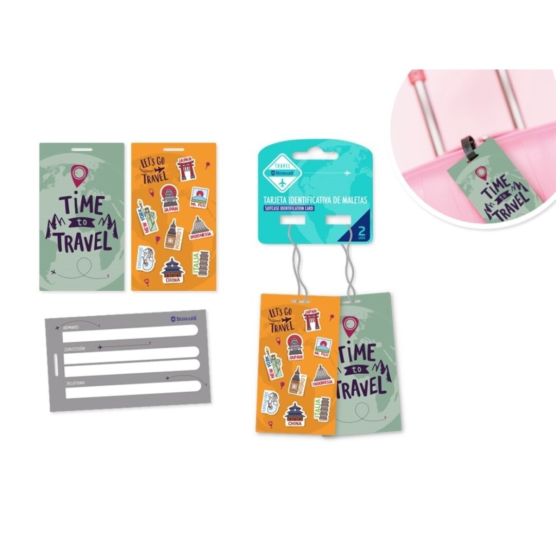 Luggage Tag Bismark 2/Pack Fashion 332527
