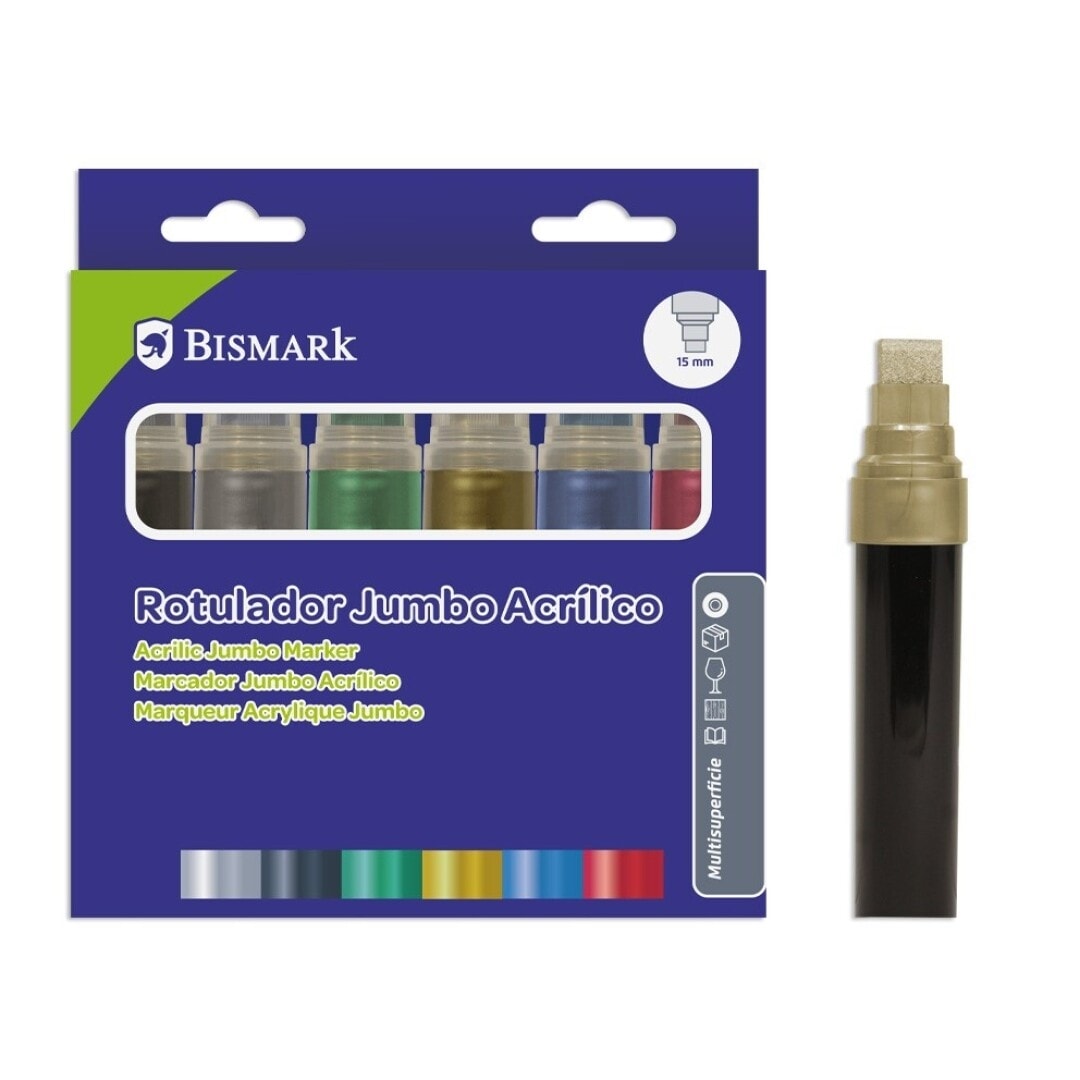 Acrylic Paint Bismark Jumbo 15Mm 6/Pack 331899