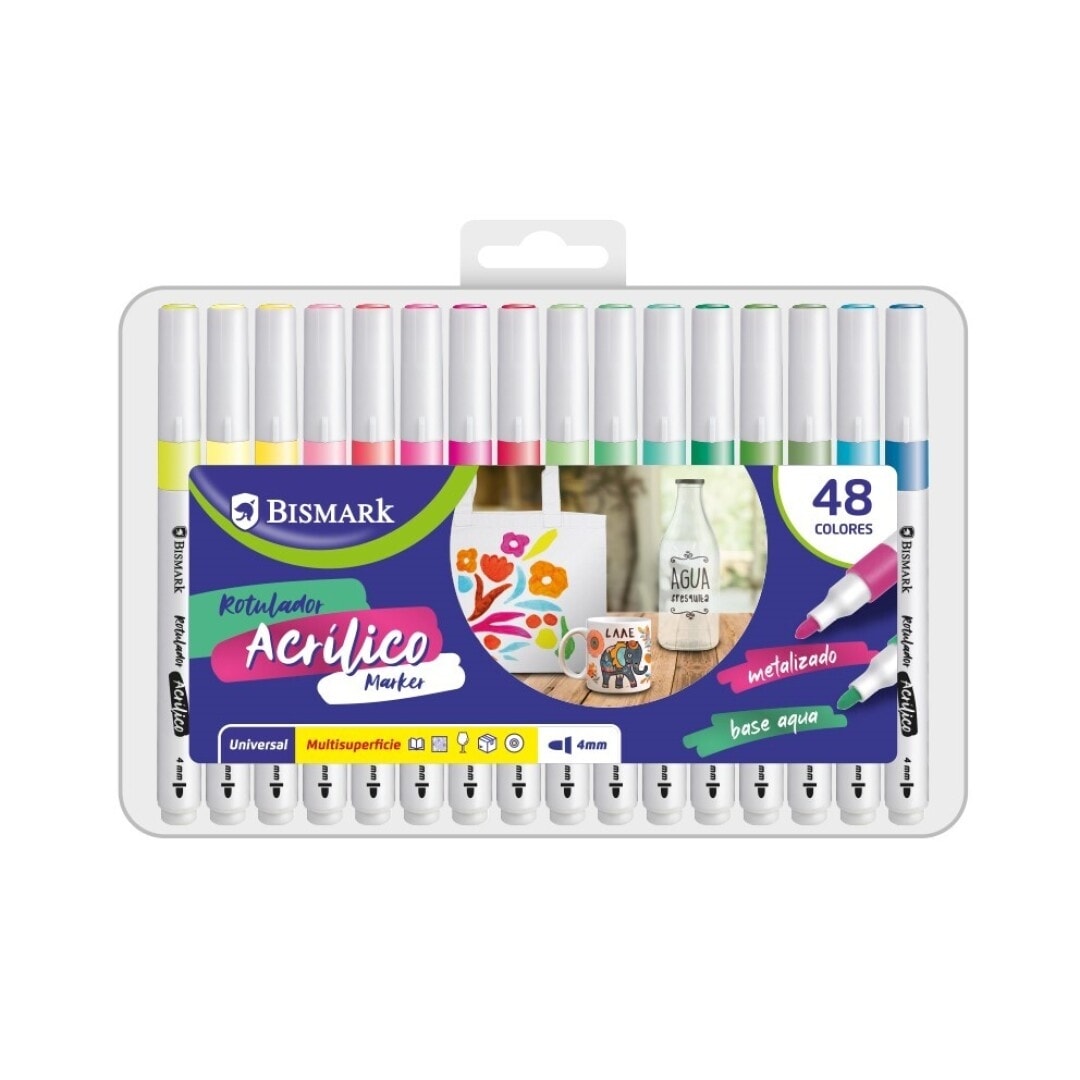 Acrylic Paint Bismark 48/Pack 331997