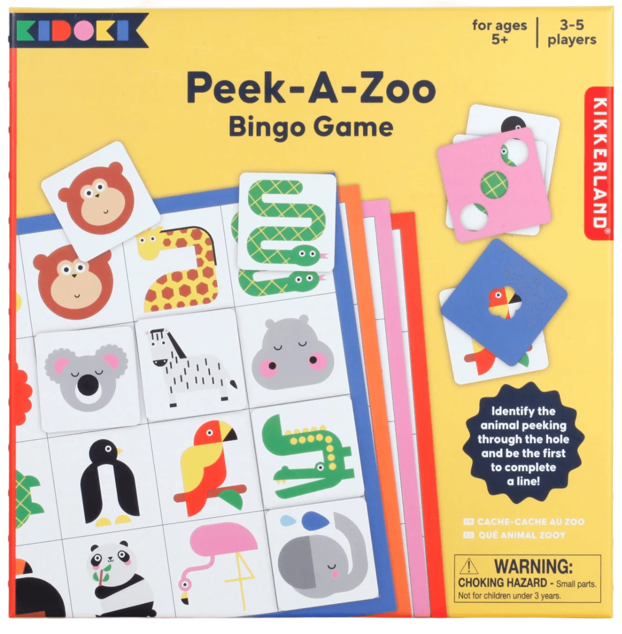 Kikkerland-Peek-A-Zoo Kkl-Kid25-F