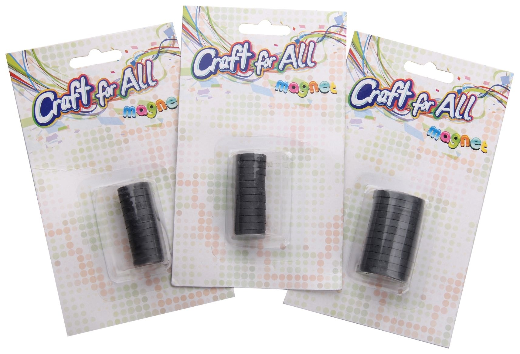 Craft For All Round Magnet 20X3Mm 12Pcs Ca-278