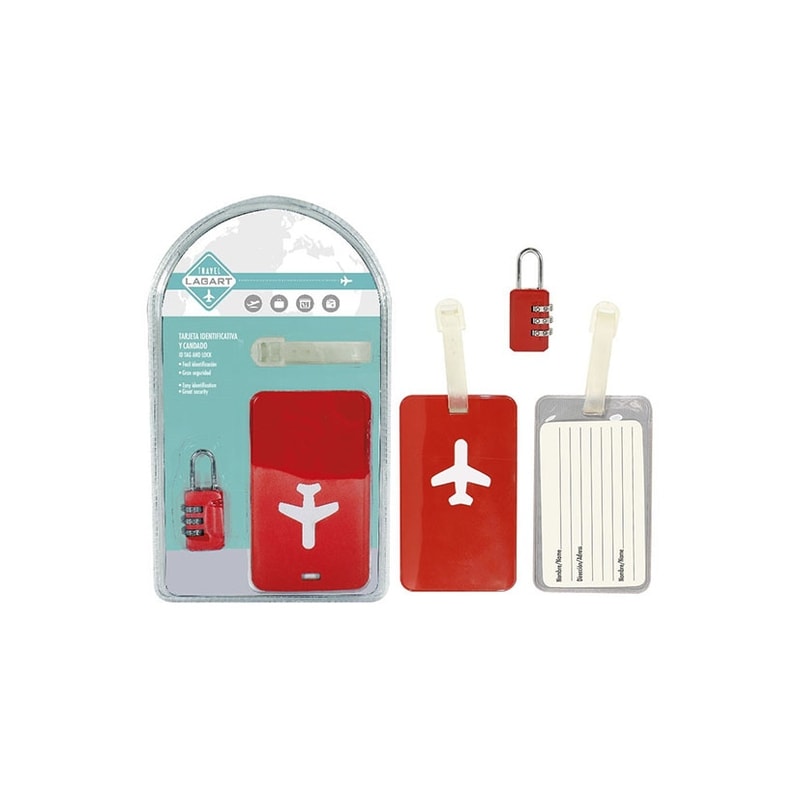 Luggage Tag Lagart 2/Pack With Locker 332534