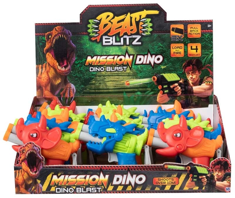Hti Dino Blast Dart Gun Assorted 1376537