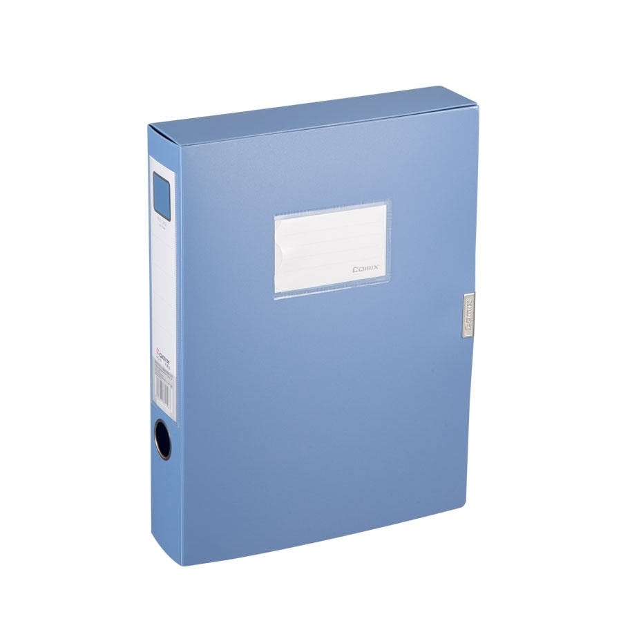Storage Box Comix Pp A4 55Mm Blue Hc-55