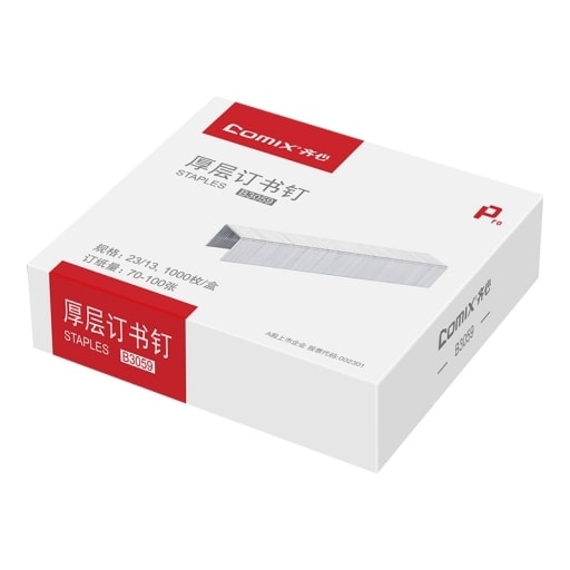 Staples Comix 23/13 1000/Pack Nickel B3059