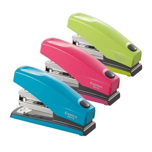 Stapler Comix 24/06 20Sh Assorted B3017