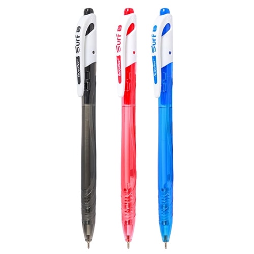 Pen Ballpoint Flexoffice Surf 0.7Mm Retractable Blue Fo-Gelb068