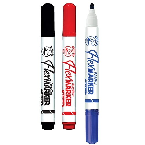 Marker Dry-Erase Flexoffice Bullet Blue Fo-Wb03