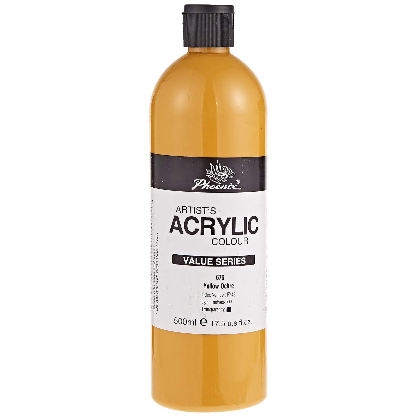 Acrylic Paint Phoenix 500Ml Yellow Ochre