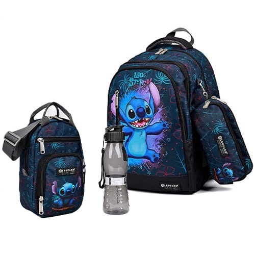 Stitch Set Backpack Leopard