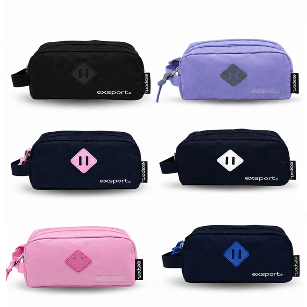Pencil Case Exsport Patch Collection 3 Comp.