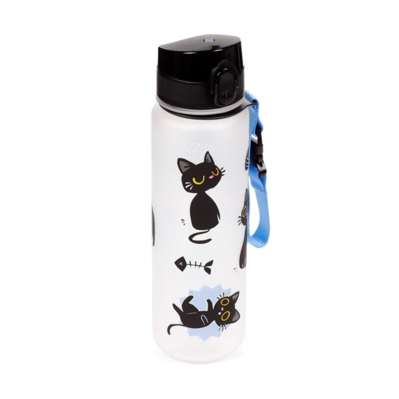 Lucky The Black Cat Water Bottle