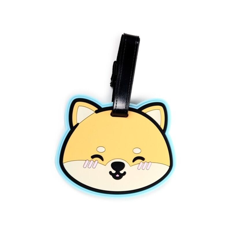 Adoramals Shuggs the Shiba Inu PVC Luggage Tag