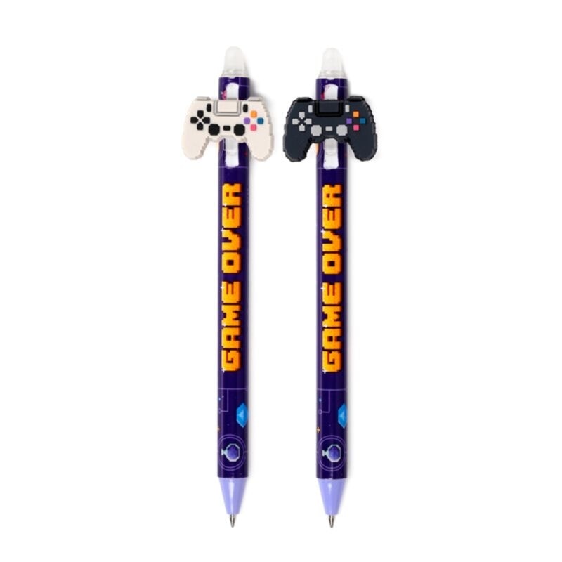 Game Over Game Controller Erasable Pen with PVC Topper