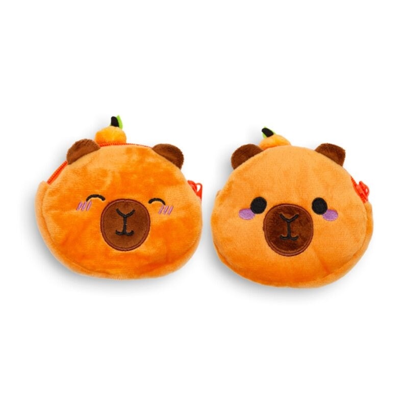 Adoramals Capybara Mini Wallet  Plush Purse