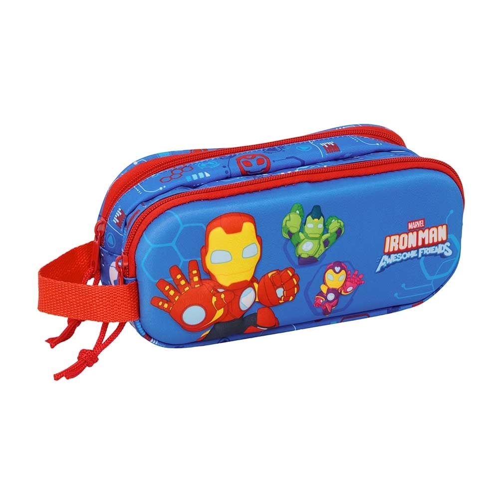 Pencil Case Safta Iron Man 3D 2 Comp. 822613512