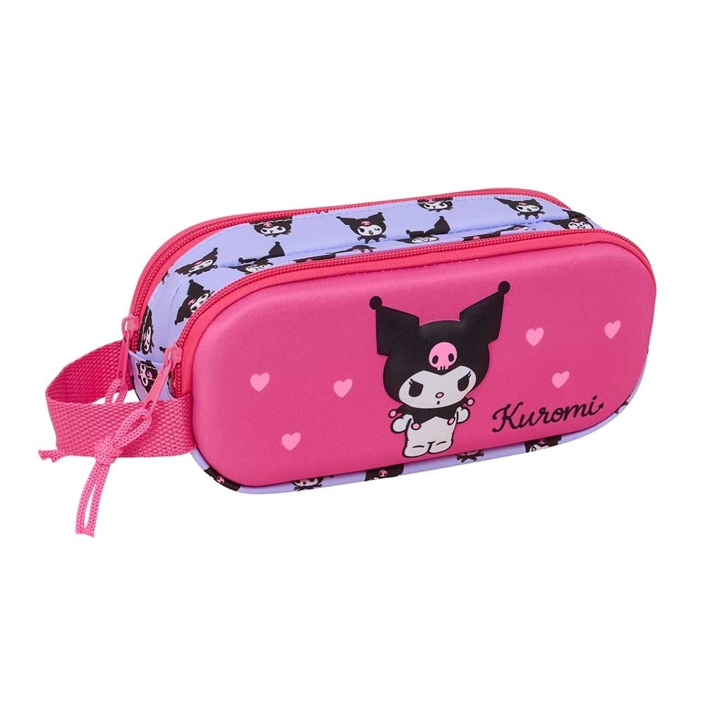Pencil Case Safta Kuromi 3D 2 Comp. 822682512