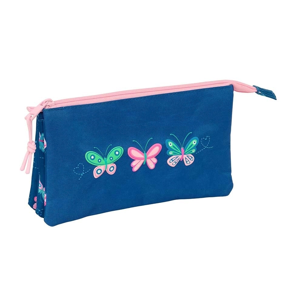 Pencil Case Safta Blackfit8 Butterfly 3 Comp. 842630744