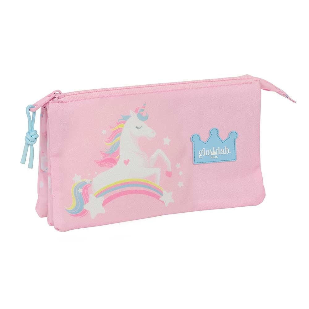 Pencil Case Safta Glowlab Kids 3 Comp. 812623744