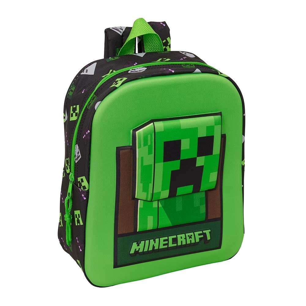 Backpack Safta Minecraft 3D Small 27Cm 622619011