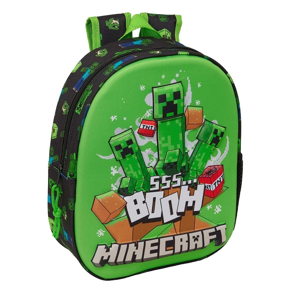 Backpack Safta Minecraft Boom 3D Small 32Cm 622618890