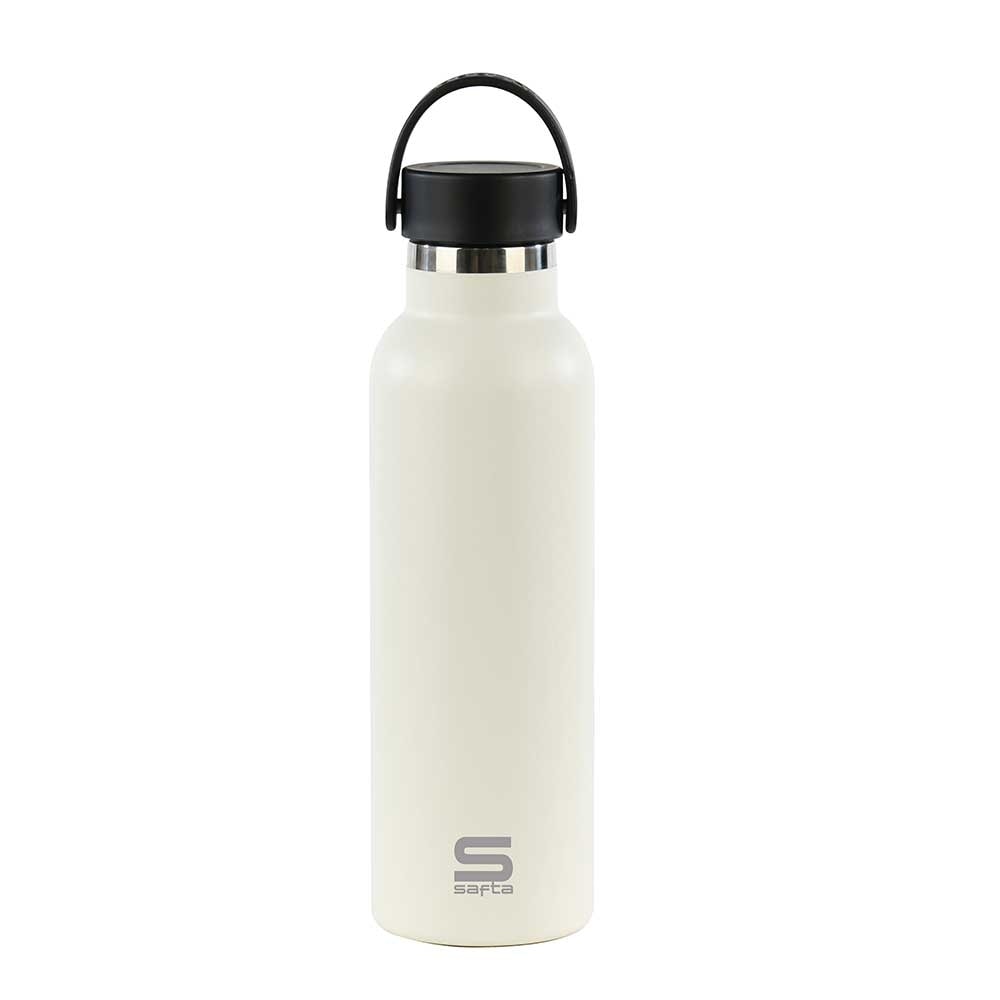 Water Bottle Safta 600Ml Metal White 322657899