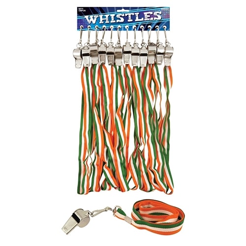 Whistle Metal 5.5Cm / 80Cm Strings Assorted N38407