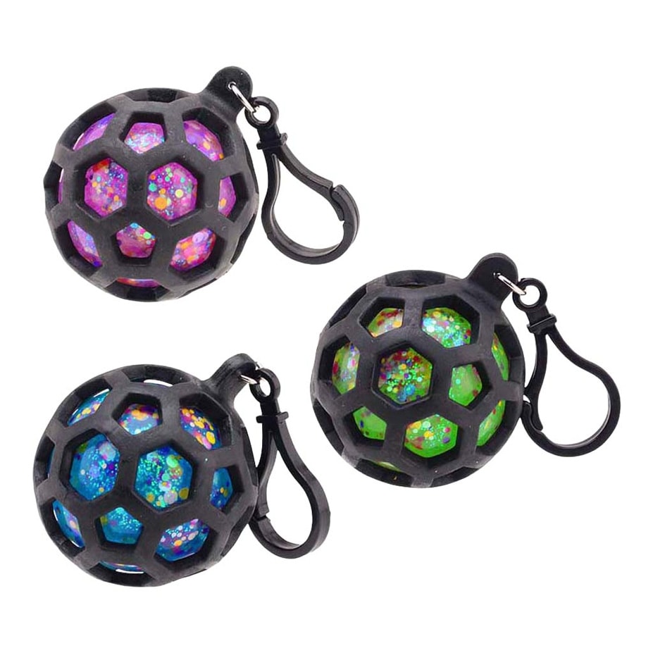 Scrunchems Fusion Squish Ball Keychain Assorted 38616