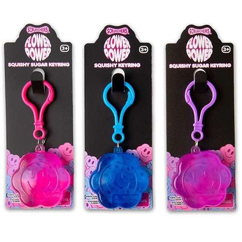 Scrunchems Flower Power Sugar Keychain Assorted 38934