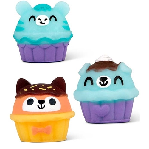 Scrunchems Squishy Buddies Cupcake Keyring Assorted 39002