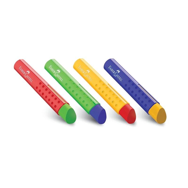 Eraser Faber Castell Free Tri Grip Assorted 182334