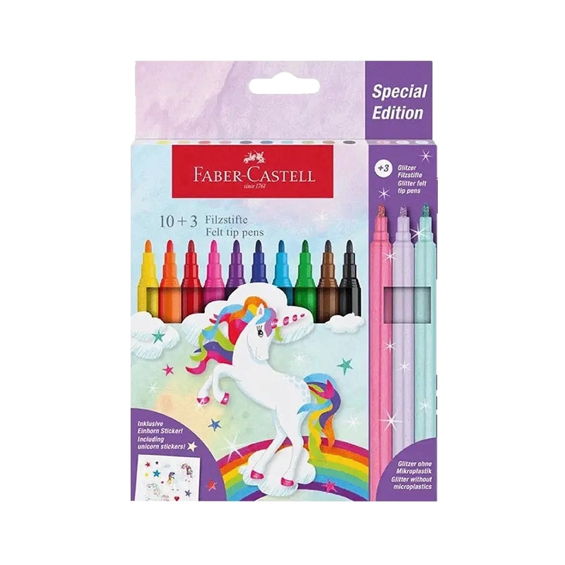 Marker Faber Castell Unicorn 10+3 Colors 554213