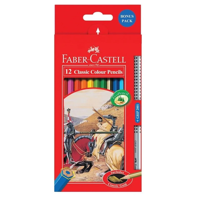Colored Pencil Faber Castell R/Rge 12 Colors 115852