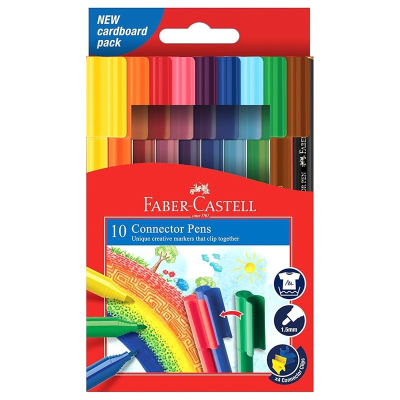 Marker Faber Castell Connector 10 Colors 11-150A