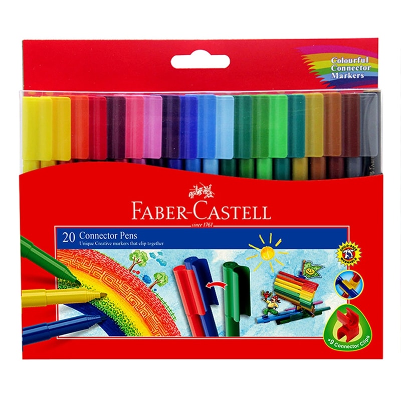 Marker Faber Castell Connector 20 Colors 11-200A