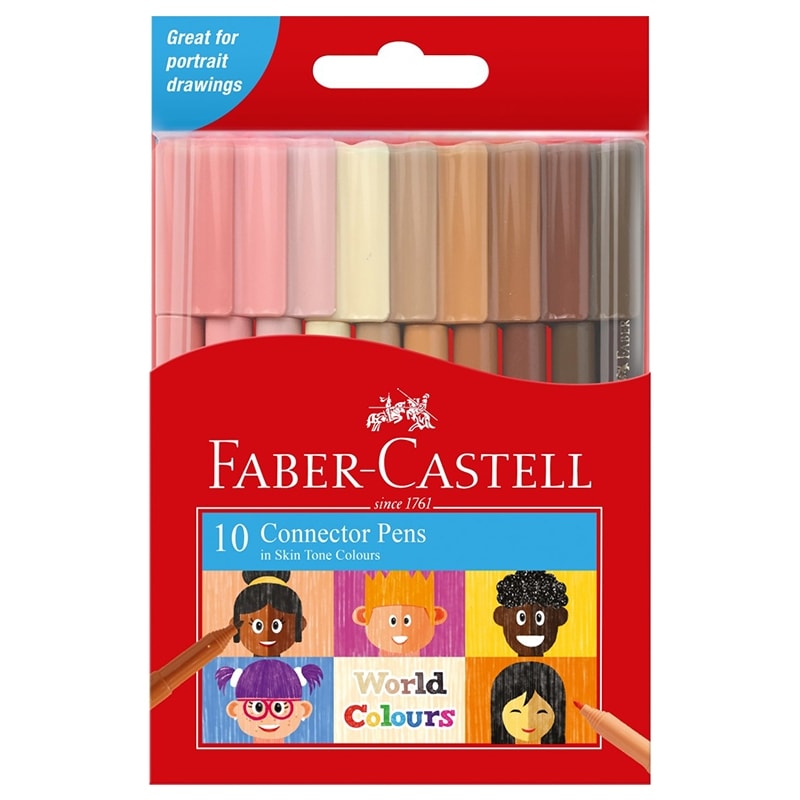 Marker Faber Castell Connector World Color 10 Colors 155009