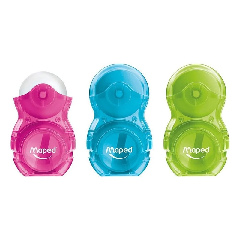 Sharpener-Eraser Maped Loopy Translucent Md-049111