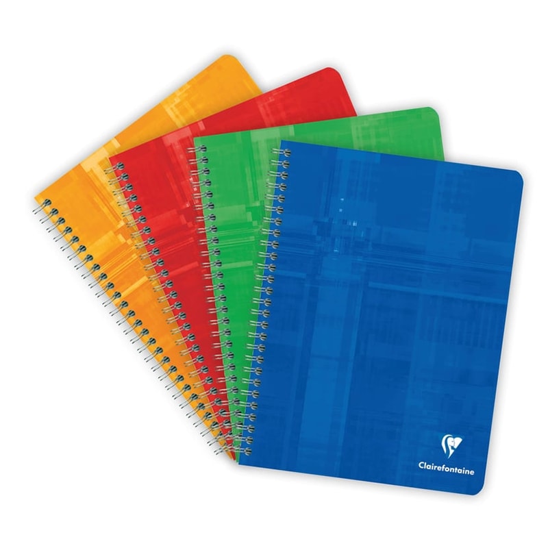 Notebook Clairefontaine 17X22Cm Seyes 50Sh 90G Spiral 68721