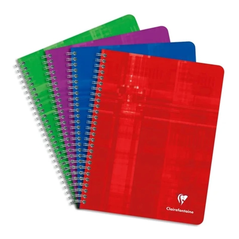 Notebook Clairefontaine 17X22Cm Seyes 90Sh 90G Spiral 68761