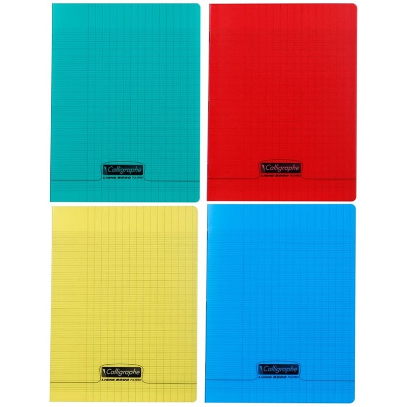 Notebook Calligraphe 17X22Cm Seyes 24Sh 90G Assorted 18030