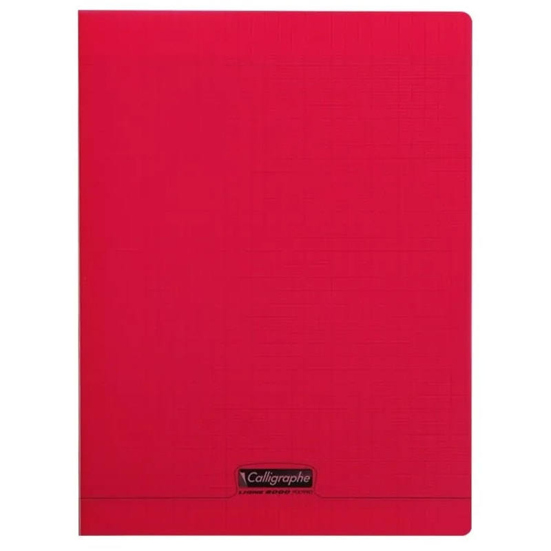 Notebook Calligraphe 24X32Cm Seyes 48Sh 90G Red 18193