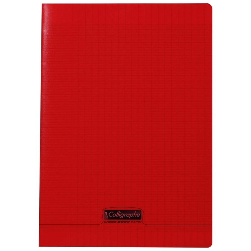 Notebook Calligraphe A4 Seyes 48Sh 90G Red 18133