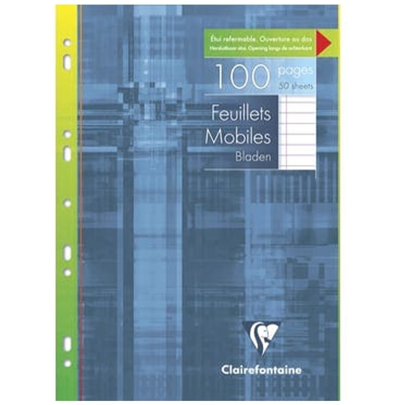 Filler Paper Clairefontaine A4 Ruled 50Sh 90G 1733