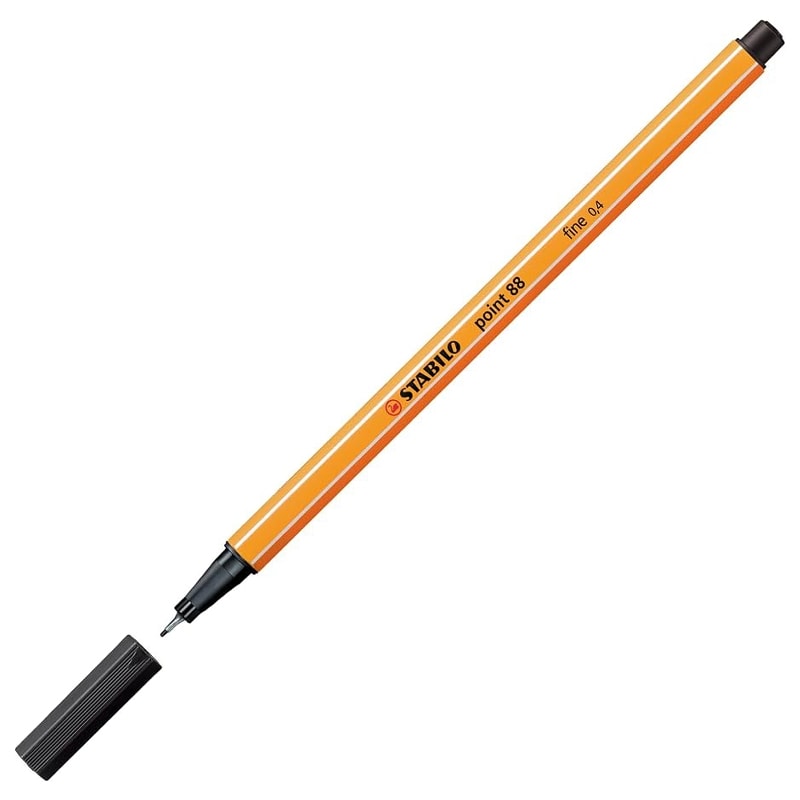 Fineliner Stabilo Point 88/46 0.4 Black